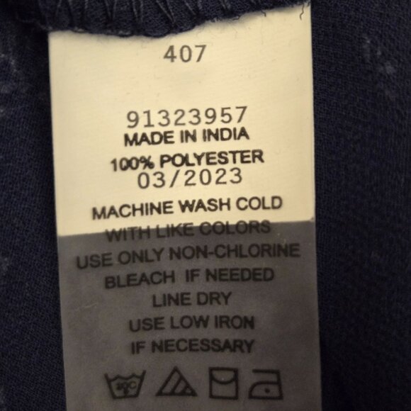 Vince Camuto Ruffled Cap Sleeve Dress Floral Blue Size XS NWT - Picture 9 of 9